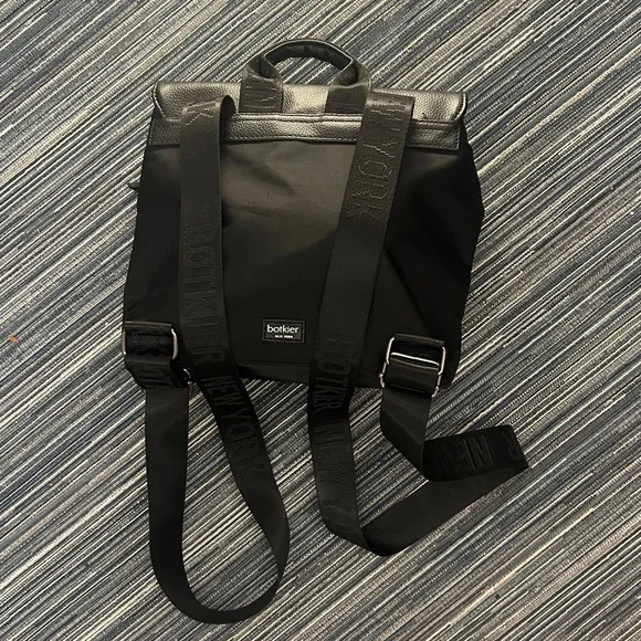🆕 Botkier New York Mini Trigger Nylon Black Backpack - Picture 4 of 6